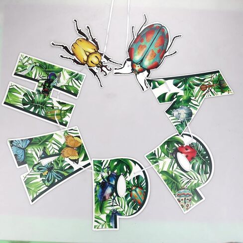 Reptile Party Decorations - Including Reptile Theme Balloons, Happy Birthday Banner, Cake Topper, Hanging Swirl, and Honeycomb Centerpieces for Safari Lizard Swamp Reptile Birthday Party Supplies in Kuwait