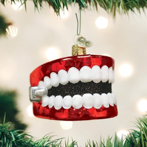 World World Christmas Glass Ornament Work Up Teath (44107) in Saudi Arabia