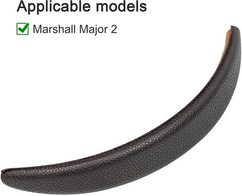 Major 2 Headband Replacement Headband Top Pad Cushion Cover Compatible with Marshall Major 2 Major II Headphones Headband Pad Cover Protector Repair Parts - Black in Kuwait