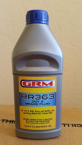GRM RR363 سائل الفرامل الثقيلة - زجاجة 1 لتر لركوب رولز رويس وبينتلي in Kuwait