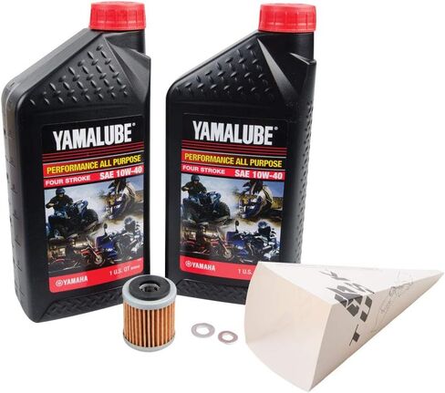 TUSK 4-Stroke Change Change Kit Yamalube All Giest 10W-40-Fits: Yamaha YFZ 450 2004-2005 in Saudi Arabia