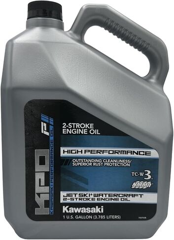 حزمة متوافقة مع Kawasaki KPO 2-Stroke Jet Oil K61022-900-01G تحتوي على جالون ومسار قمع in Saudi Arabia