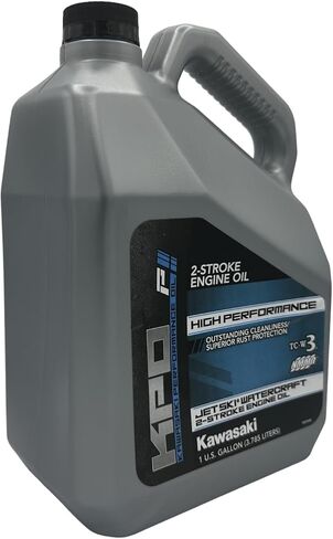 حزمة متوافقة مع Kawasaki KPO 2-Stroke Jet Oil K61022-900-01G تحتوي على جالون ومسار قمع in Saudi Arabia