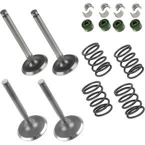Caltric Exhaust and Intake Valve Kit compatible with Kawasaki 12005-2093 12004-2115 49078-2082 in Kuwait