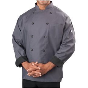 KNG Mens Long Sleeve Active Chef Coat in Kuwait