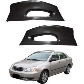 2PCS الأمامي المصد فاصل الشفة المفسد كيف جسم كيت غير لامع الأسود اليسار واليمين ل Corolla 2005-2008 in Kuwait