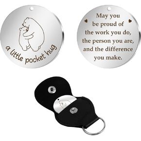 Ariantrp Pocket Hug Token Inspirational Gifts for Mom Dad Grandma Grandpa Keychain Christian Christmas in Kuwait