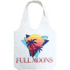 Canvas Tote Bag, Retro Summer Design, Cream Color in Saudi Arabia