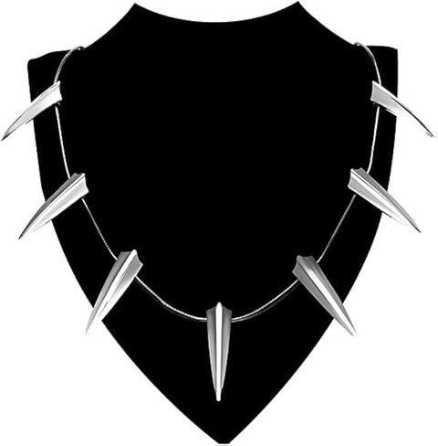 Men Necklace Cosplay 14K Plated Stainless Steel Cosplay King Chain Choker Necklace in Kuwait