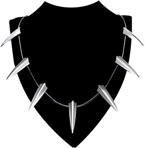 Men Necklace Cosplay 14K Plated Stainless Steel Cosplay King Chain Choker Necklace in Kuwait