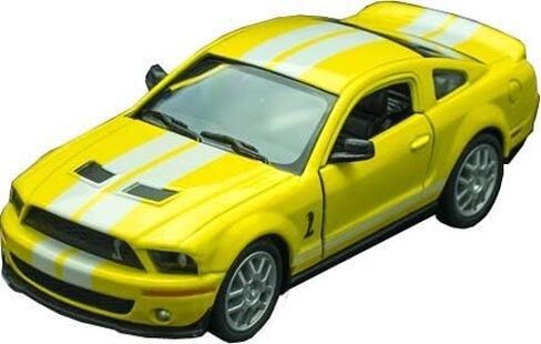 KiNSMART 2007 Ford Shelby GT500 Red with Racing Stripes 1:38 Scale 5 Inch Die Cast Metal Model Toy Muscle Car in Kuwait
