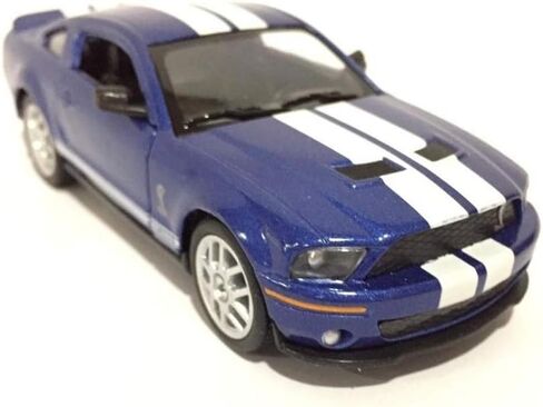 KiNSMART 2007 Ford Shelby GT500 Red with Racing Stripes 1:38 Scale 5 Inch Die Cast Metal Model Toy Muscle Car in Kuwait