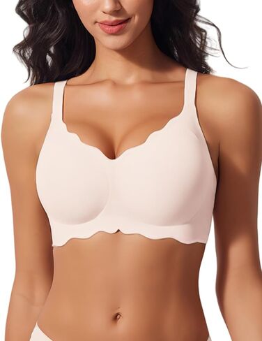 HI-BRA Bras for Women Jelly Cup Series Plus-Size Push Up Bra Sexy Gather Up Underrim Jelly Gel Underwear HB01 in Kuwait