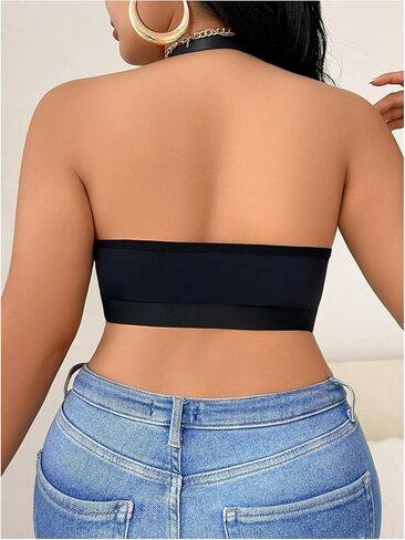 SOLY HUX Plus Size Bras for Women Front Closure Mesh Criss Cross Halter Wireless Bra Comfort Bralette in Kuwait