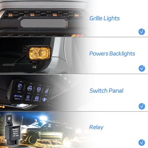 NJSBYL وقوف السيارات محول مصباح LED PLUCT N PLAY HARRINCE لعام 2019+ RAM 2500 3500 W/Halogen Leaderman in Saudi Arabia