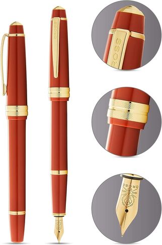 Cross Bailey Light Polished White Resin and Gold Tone Rollerball Pen in Kuwait