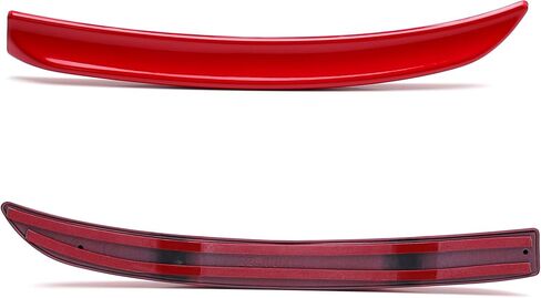 IJdmtoy Gloss Red 2 قطعة مصغرة النمط الذاتي الإضافات الإضافية الشفاه المفسدة متوفرة مع Mini Cooper F55 F56 F54 F60 JCW SPOILER in Kuwait