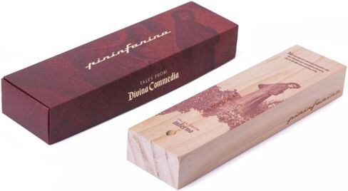 Pininfarina Cambiano Dante 700th - حكايات من inferno. قلم القلم مع نصيحة سبيكة المعادن Ethergraf® ، الجسم في الألومنيوم مع إدراج خشب الأرز الصلب والوقوف المكتبية. أواني الكتابة غير بلا in Kuwait