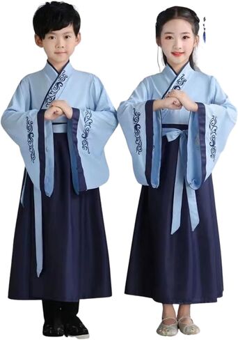 Hanfu for Girls or Boys Tang Suits Served Ru Dress Performance Costume Han School Hanfu in Saudi Arabia