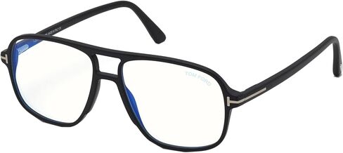 Tom Ford FT 5737-B BLUE BLOCK Matte Black/Blue Block 56/15/145 men Eyewear Frame in Saudi Arabia