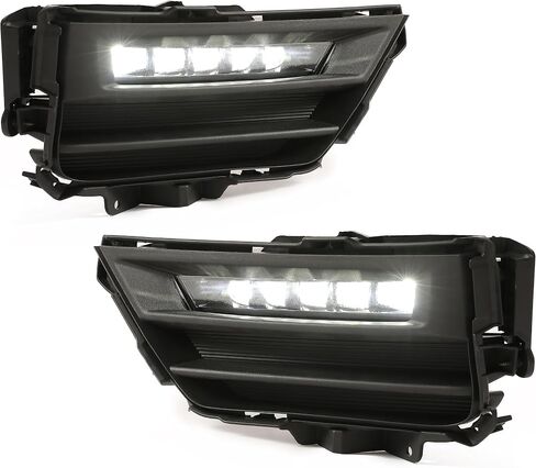 KUAFU Pair Fog Light Compatible with 2020-2022 Honda CRV CR-V All Trim Models Replacement for 33900-TLA-R01 33950-TLA-R01 Fog Lamp Driver & Passenger Side Clear lens (Rectangular Type) in Saudi Arabia