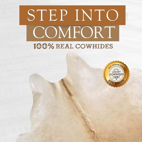 أشعة الشمس البقرات 100 ٪ من البساط البقر بالومينو البيج - سجادة الجلد الحديثة وسجاد الأرض - ديكور المنزل سجادة لغرفة المعيشة ، غرفة نوم ، مكتب ومطبخ - طباعة بقرة فريدة من نوعها - كبيرة جدًا (6x7-8 أقدام) in Kuwait