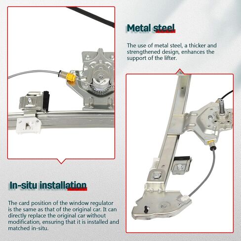 FINDAUTO 752-221 Power Window Regulator With Motor Front Right Side fit for 2004 2007 2008 for Ford Lobo,2004 2005 2006 2007 2008 for Ford F-150 in Saudi Arabia