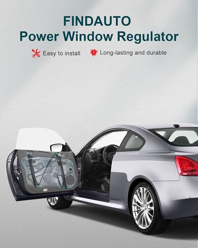 FINDAUTO 752-221 Power Window Regulator With Motor Front Right Side fit for 2004 2007 2008 for Ford Lobo,2004 2005 2006 2007 2008 for Ford F-150 in Saudi Arabia