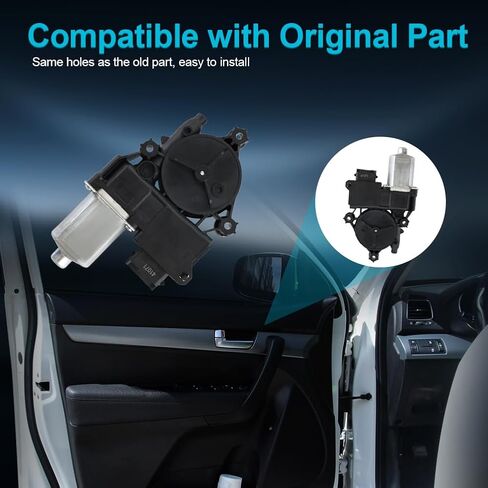 JDMON Front Left Power Window Motor Compatible with Hyundai Sonata Front Left 2011 2012 2013 2014 2015 Replacement for 824503S011 82450-3S011 in Saudi Arabia