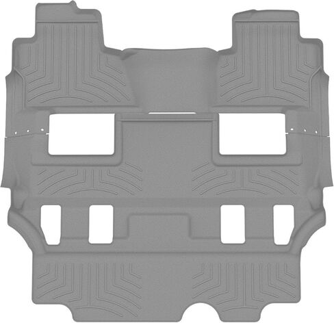 Weathertech Floorliner HP مخصص FIT FLOOR HABS لـ Yukon ، Tahoe - 2nd/3rd Row (446070IM) ، Black in Saudi Arabia