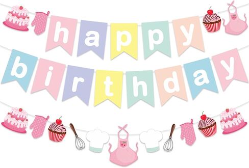 Zwiebeco Candyland عيد ميلاد سعيد لافتة ملونة مصاصة حلوى علامة معلقة ديكورات الحفلات الورقية للبنات الأولاد حلوة أول استحمام استحمام الطفل اللوازم in Kuwait