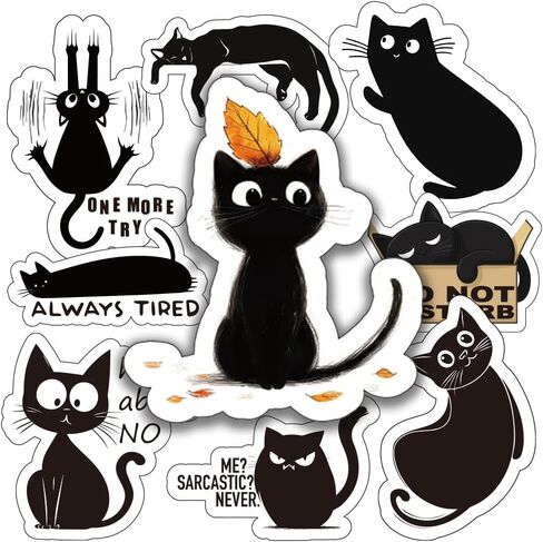 Motivational Cat Reward Stickers Pack - Funny Classroom Incentives for Kids | Cute Positive Stickers for Students in Kuwait