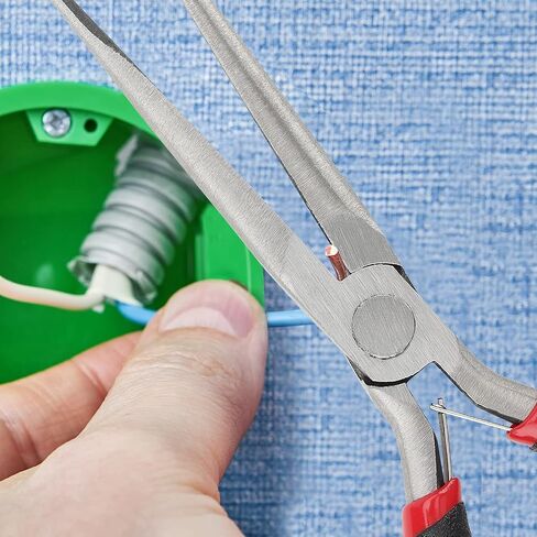 10 أجهزة كمبيوتر 6 بوصات زنايا أنف طويلة الإبرة طويلة ، كماشة مجوهرات دقيقة مع قبضة الراحة ، كماشة أنف الإبرة لصنع المجوهرات ، الإصلاح ، الحرف اليدوية in Saudi Arabia