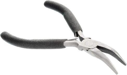 SE Mini Bent Dose Plier- Precision Precision للحرف ، المجوهرات ، الإلكترونية ، DIY- 4-1/2 بوصة- LF03 in Saudi Arabia