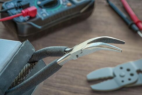 SE Mini Bent Dose Plier- Precision Precision للحرف ، المجوهرات ، الإلكترونية ، DIY- 4-1/2 بوصة- LF03 in Saudi Arabia