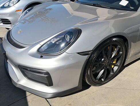 iJDMTOY GT RS Style Raised 3D Smoked Lens Amber Full LED Front Side Marker Light Kit, Compatible With Porsche 911 (991), 718 Cayman and Boxster, Replace OEM Amber or Clear Sidemarkers in Saudi Arabia