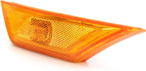 Karparts360 لـ Honda Civic 2016 17 18 19 20 2021 علامة الجانبية الجانبية للركاب | الجبهة | عدسة العنبر | كوبيه/هاتشباك | 4 أبواب | مع لمبة | استبدال HO2551127 | 33800-TBA-A02 ، 116-60822R in Kuwait
