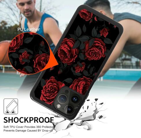 Rossy for iPhone 15 Pro Max Phone Case 6.7 inch Wallet Case with Card Holder PU Leather Kickstand Bible Verse Philippians 4-13 Pattern Design Magnetic Clasp Cover Case for iPhone 15 Pro Max 2023 in Kuwait