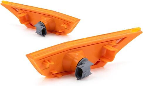 Karparts360 لـ Honda Civic 2016 17 18 19 20 2021 علامة الجانبية الجانبية للركاب | الجبهة | عدسة العنبر | كوبيه/هاتشباك | 4 أبواب | مع لمبة | استبدال HO2551127 | 33800-TBA-A02 ، 116-60822R in Saudi Arabia