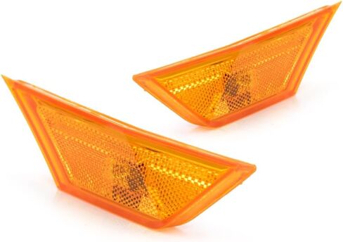 Karparts360 لـ Honda Civic 2016 17 18 19 20 2021 علامة الجانبية الجانبية للركاب | الجبهة | عدسة العنبر | كوبيه/هاتشباك | 4 أبواب | مع لمبة | استبدال HO2551127 | 33800-TBA-A02 ، 116-60822R in Saudi Arabia