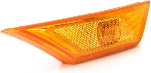 Karparts360 لـ Honda Civic 2016 17 18 19 20 2021 علامة الجانبية الجانبية للركاب | الجبهة | عدسة العنبر | كوبيه/هاتشباك | 4 أبواب | مع لمبة | استبدال HO2551127 | 33800-TBA-A02 ، 116-60822R in Kuwait