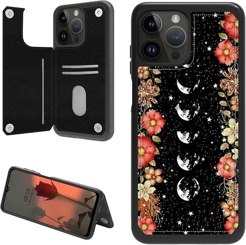 Rossy for iPhone 15 Pro Max Phone Case 6.7 inch Wallet Case with Card Holder PU Leather Kickstand Bible Verse Philippians 4-13 Pattern Design Magnetic Clasp Cover Case for iPhone 15 Pro Max 2023 in Kuwait