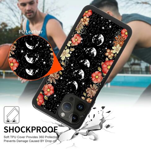 Rossy for iPhone 15 Pro Max Phone Case 6.7 inch Wallet Case with Card Holder PU Leather Kickstand Bible Verse Philippians 4-13 Pattern Design Magnetic Clasp Cover Case for iPhone 15 Pro Max 2023 in Kuwait