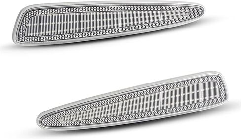 2pcs اللون الأحمر أو الأبيض علامة الجانبية LED خفيفة خلفية العلامة الجانبية ضوء التوافق مع Chevy Corvette C6 2005-2013 (العدسة الحمراء) in Saudi Arabia