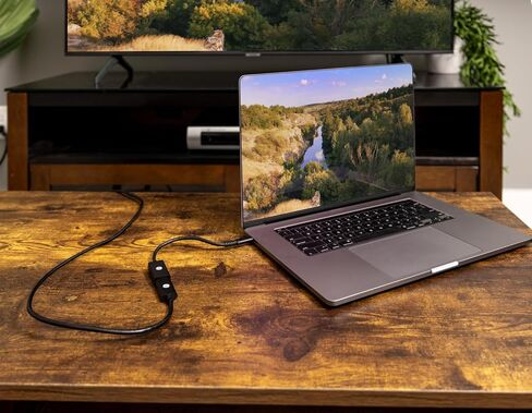 GE USB-C إلى محول HDMI المزدوج 4K @60Hz ، النوع C إلى محول HDMI ، و Displitch ، و USB C Pass-sive يدعم العرض الموسع من الشاشات المزدوجة ، لجهاز الكمبيوتر المحمول ، سطح المكتب ، الكمبيوتر اللوحي ، الرمادي ، 81661 in Kuwait