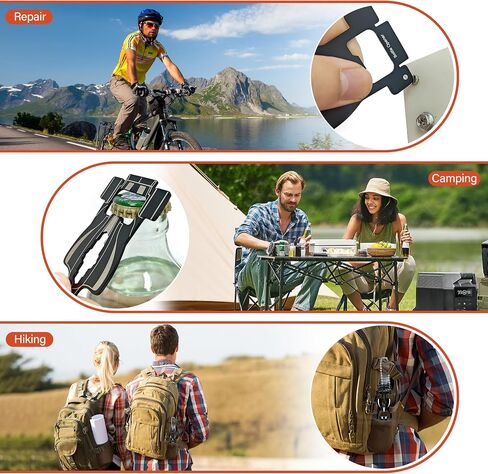 Cool Men Gifts Multi Tools - Bicycle Styling 20 in 1 Key Ring Chain for Dad Husband, Christmas Stocking Stuffers Gifts Ideas for Him, Gadgets Adults Men Gift for Birthday, Fathers Day, Valentines Day in Kuwait