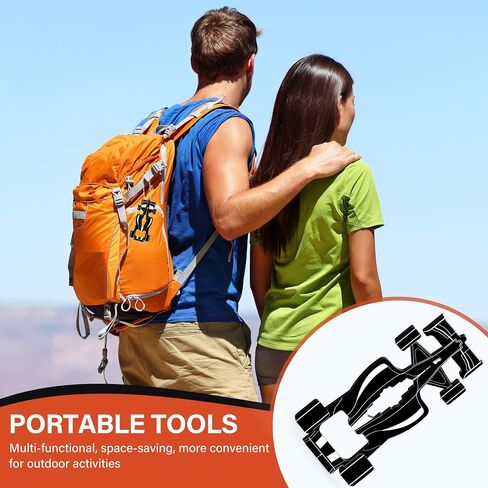 Cool Men Gifts Multi Tools - Bicycle Styling 20 in 1 Key Ring Chain for Dad Husband, Christmas Stocking Stuffers Gifts Ideas for Him, Gadgets Adults Men Gift for Birthday, Fathers Day, Valentines Day in Kuwait