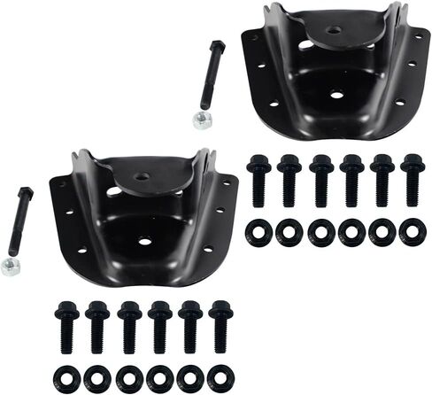 شماعات قوس زنبرك الورقة الخلفية مجموعة من 1994-1997 CHEVY GMC K1500 2500 3500 إلى الأمام والارتفاع 722-008 722-068 in Saudi Arabia