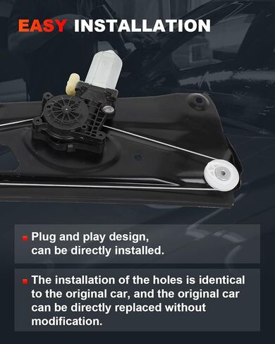 cciyu Power Window Regulator With Motor Replacement for 2003-2009 for Land Rover for Range Rover Rear Left Driver Side in Saudi Arabia