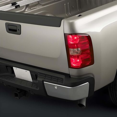 مجموعة الصدمات الخلفية للكروم متوافقة مع 2007-2010 Chevy Silverado 2500 HD 3500 HD 07-10 GMC Sierra 2500 HD 3500 HD بدون مستشعر وقوف السيارات in Saudi Arabia